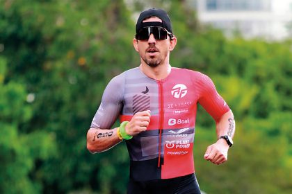 Atleta do triatlo, Rafael Falsarella compete no Mundial da Nova Zelândia em dezembro de 2024.