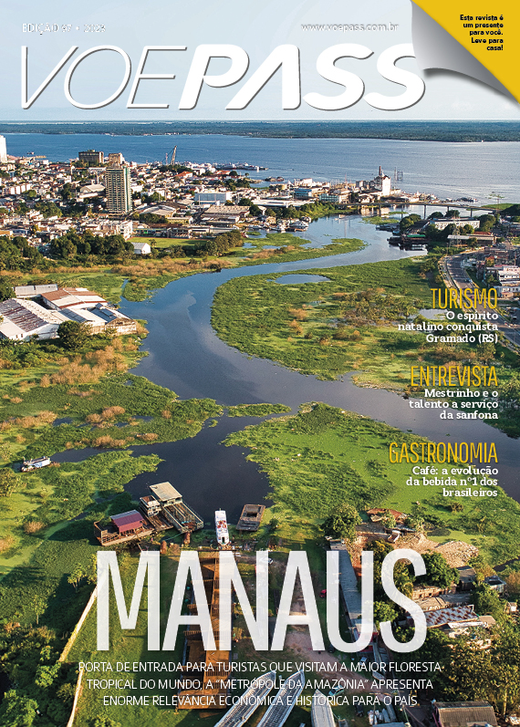 Capa da Revista de Bordo da Voepass Linhas Aéreas, edição 97, circulação em novembro de 2023