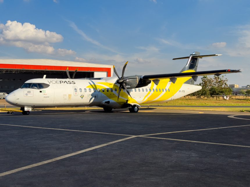 Aeronave da VOEPASS decolou de Ribeirão Preto (SP) rumo a Passo Fundo (RS) levando 4,5 toneladas de ajuda humanitária - Foto: Divulgação